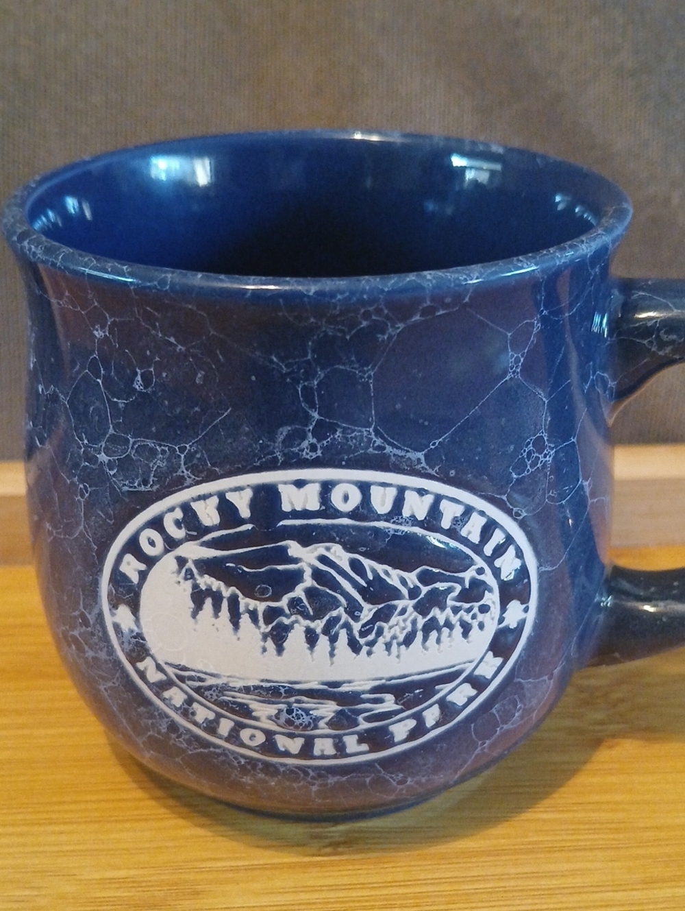 Rocky Mountain National Park Blue Ceramic Mug